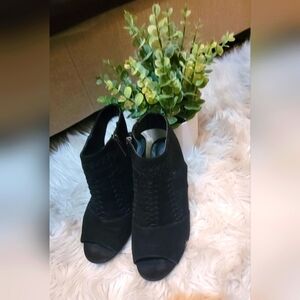 Sonoma vitality ortholite black suede booties size‎ 8 1/2 womens